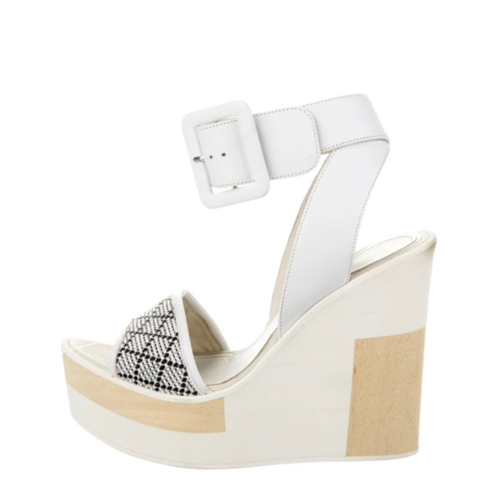 Leather Wedge Sandals